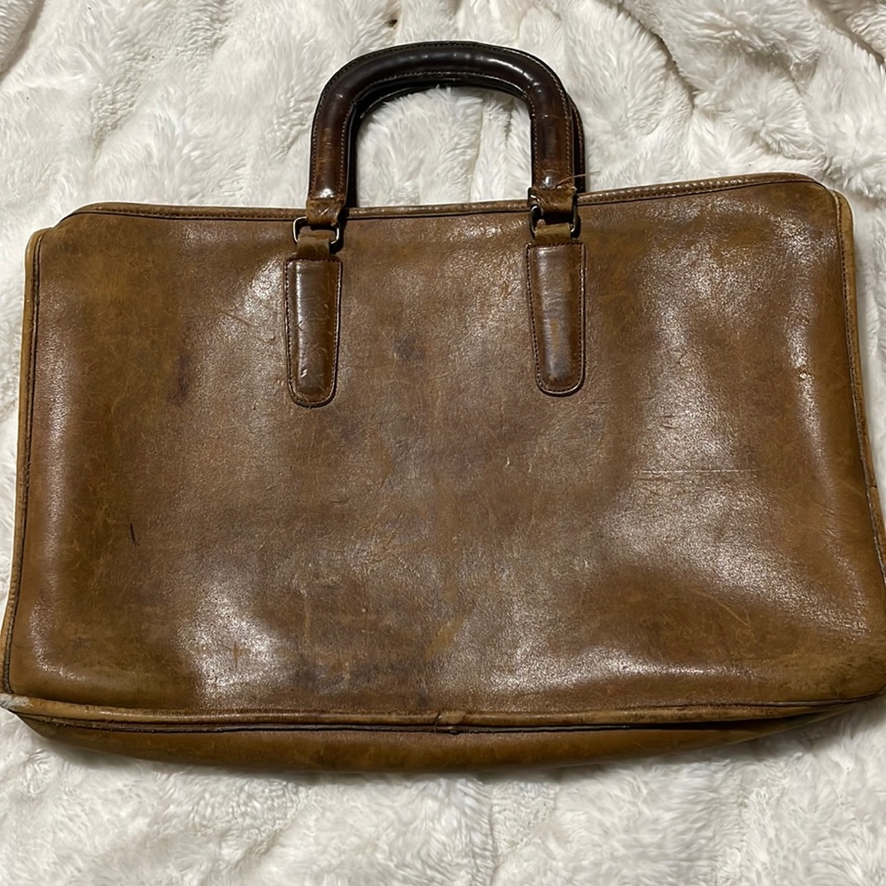 AUTHENTIC COACH BRIEFCASE UNISEX ALL LEATHER!!!